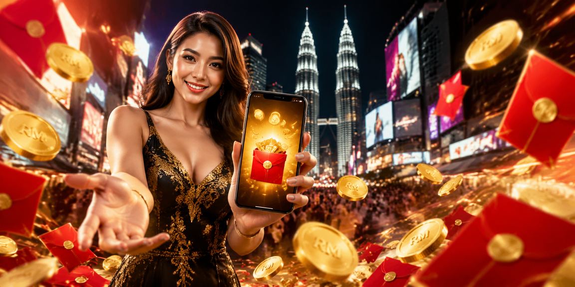 Sampul merah bonus jackpot gaya Malaysia di Kuala Lumpur sempena perayaan